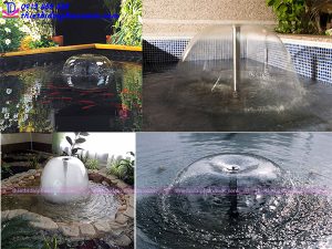 Vòi phun nước hình nấm Lava