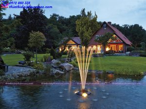 Thiết bị phun nước phao nổi mini PondJet Eco 6