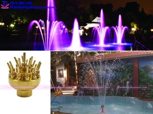 Vòi phun tia 3 tầng tạo hình hoa