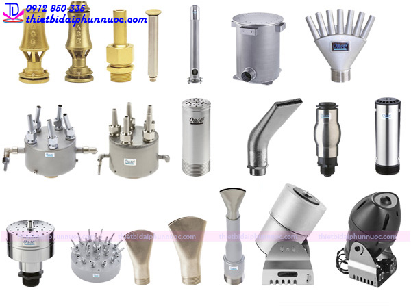 Thiết bị đài phun nước - Vòi phun nước tạo hình