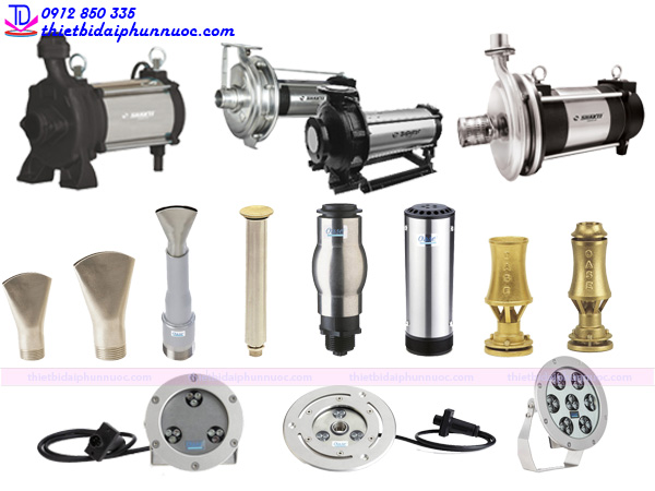 Thiết bị đài phun nước nhập khẩu