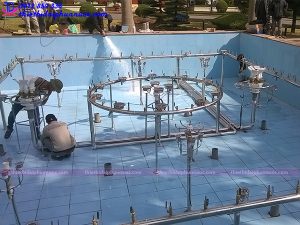 Hệ thống phun nước nghệ thuật công an Quảng Ninh