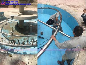 Đài phun nước cơ quan huyện ủy Tủa Chùa - Điện Biên