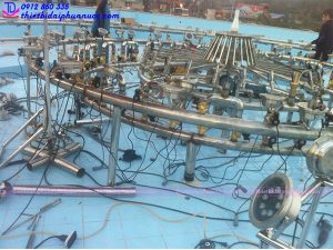 Thiết kế thi công Đài phun nước thành phố Sông Công