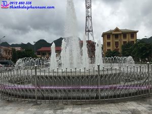 Đài phun nước quảng trường Bắc Sơn - Lạng Sơn
