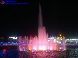 Đài phun nước thị xã Phổ Yên - Thái Nguyên