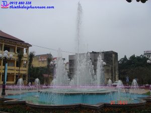 Hệ thống phun nước lập trình trường ĐHSP Thái Nguyên