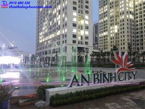 Sàn phun nước nghệ thuật An Bình City - HN