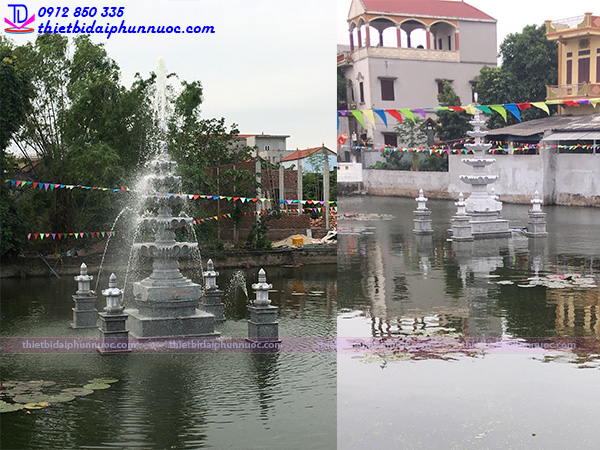 Đài phun nước bằng đá mini 3