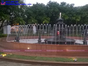 Đài phun nước bể tròn trường Đại học Quốc Gia Hà Nội 7