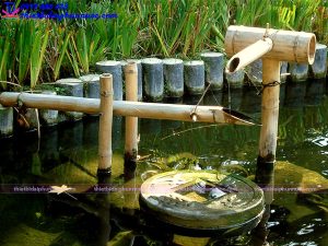 Đài phun nước mini tiểu cảnh 9