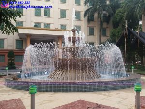 Đài phun nước trụ sở công an tỉnh Phú Thọ 2