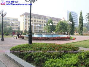 Đài phun nước trường đại học sư phạm Thái Nguyên 4