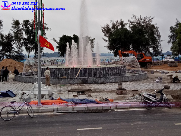 Đài phun nước khu đô thị mới 3