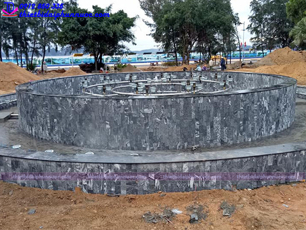 Đài phun nước khu đô thị mới 5