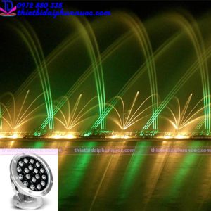 Đèn Led âm nước 54W đổi màu RGB