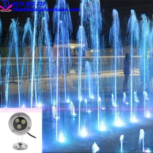 Đèn Led dưới nước 3W đổi màu/đơn sắc