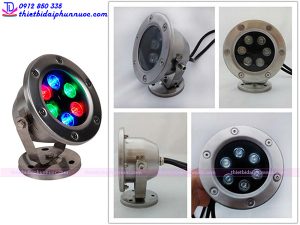 Đèn Led dưới nước 6W đổi màu