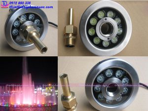 Đèn Led chìm nước dạng bánh xe