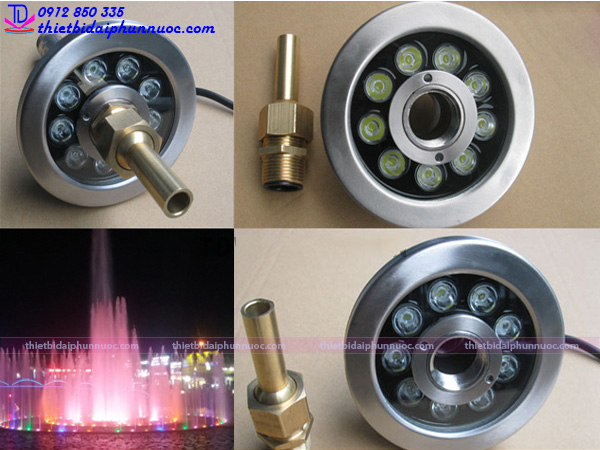 Đèn Led chìm nước dạng bánh xe