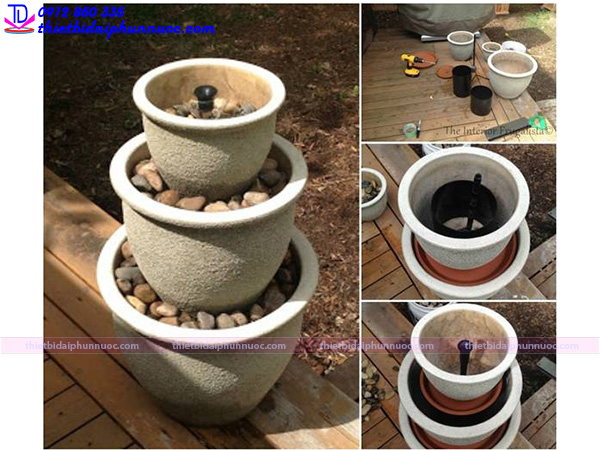 Cách làm đài phun nước mini 5