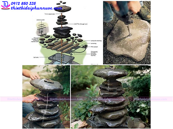 Cách làm đài phun nước mini 9