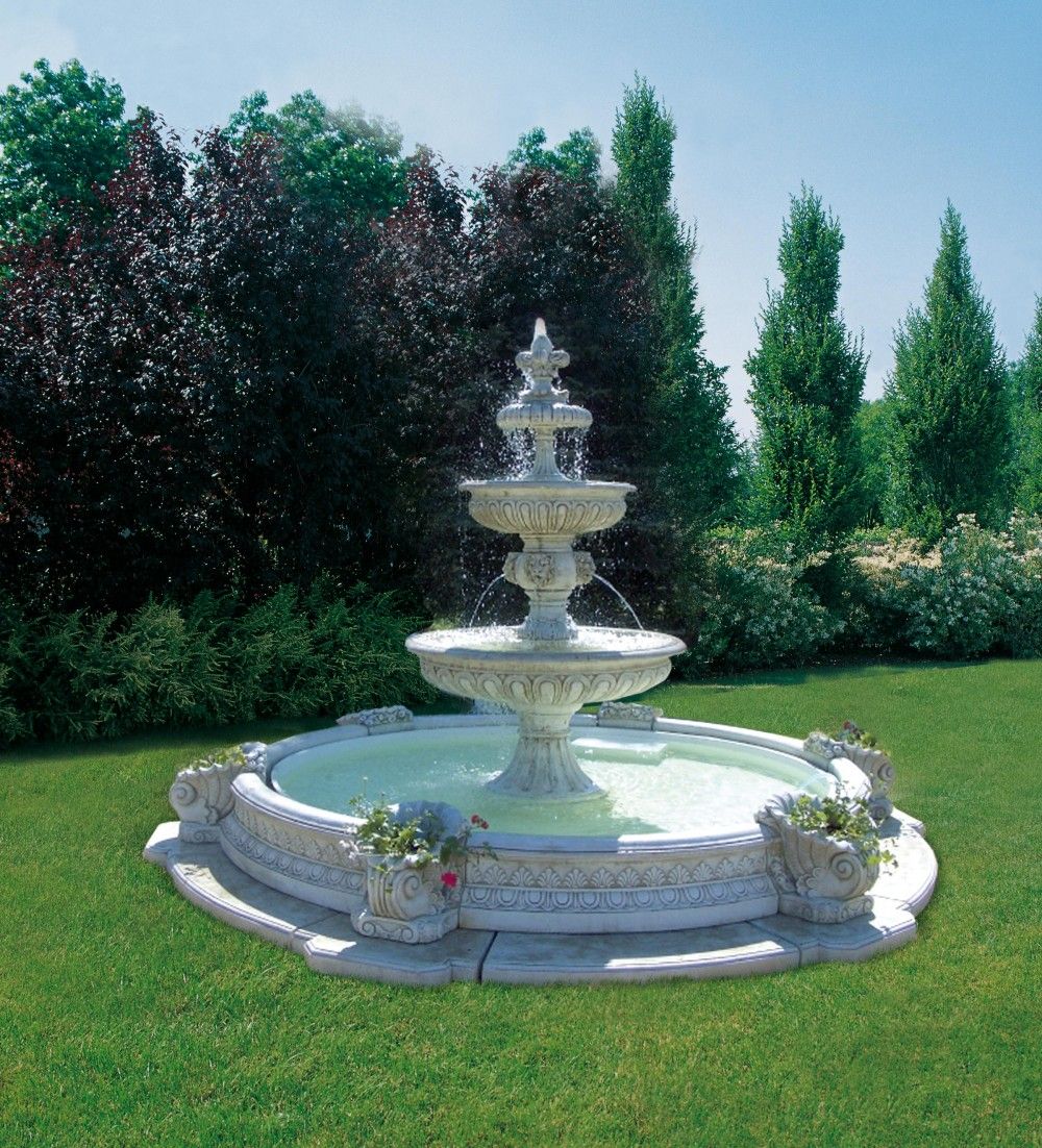 Đài phun nước bằng đá