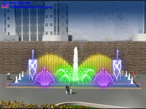 Đài phun nước hình chữ nhật 10