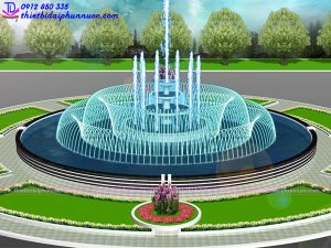 Đài phun nước hình tròn 5