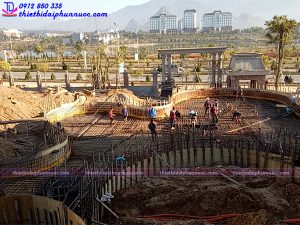 Lắp đặt đài phun nước 1