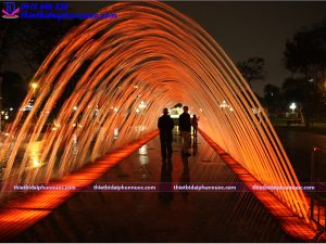 Lắp đặt đài phun nước âm sàn 1