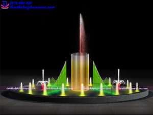 Mẫu đài phun nước lập trình D8m 2