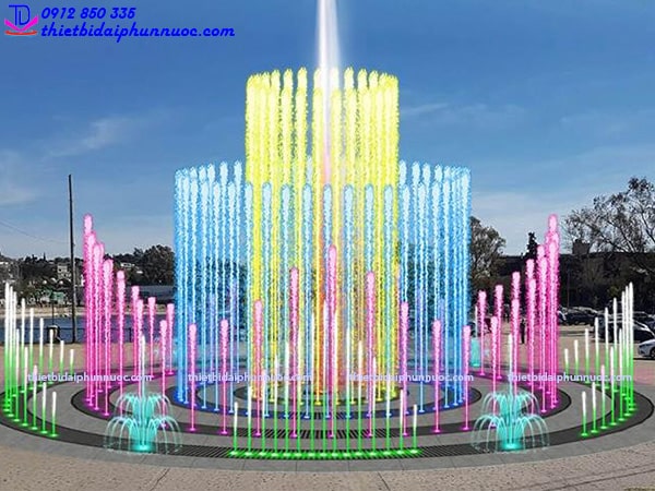 Mẫu sàn phun nước lập trình 1