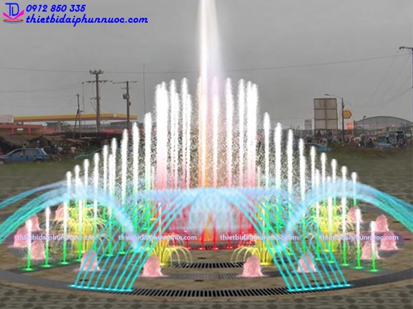Sân phun nước nghệ thuật D26m 7