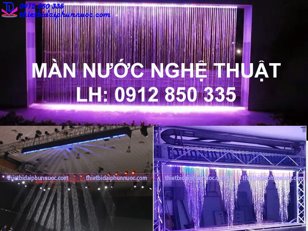 Lắp đặt màn nước nghệ thuật giá rẻ 5