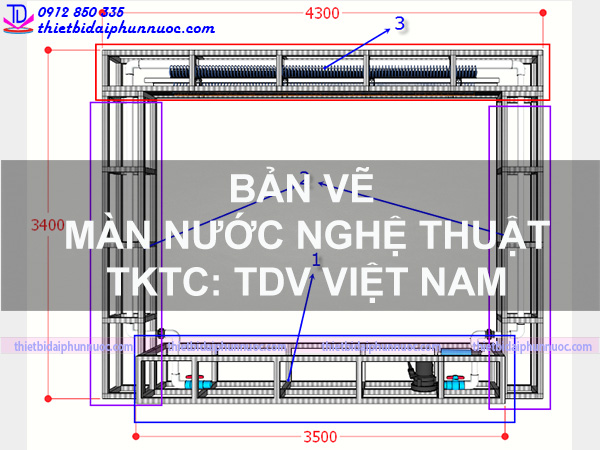 Thi công màn nước nghệ thuật 2