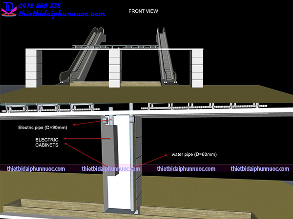Thi công màn nước nghệ thuật 3