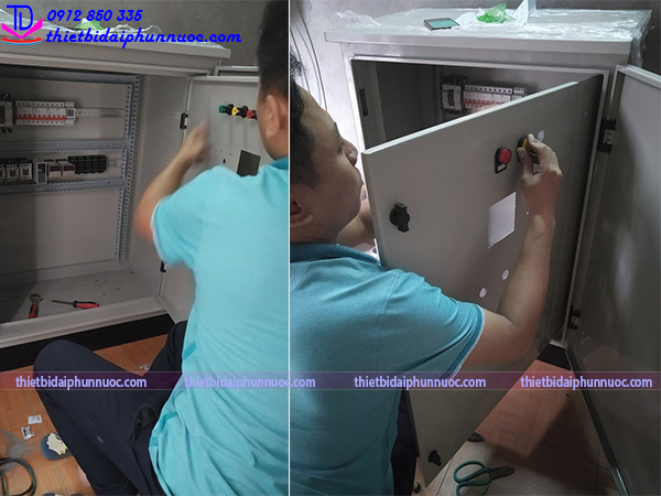 Lắp đặt đài phun nước cho lâu đài 3