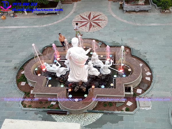 Lắp đặt đài phun nước cho lâu đài 5