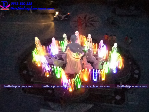 Lắp đặt đài phun nước cho lâu đài 6