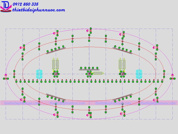 Thiết kế bản vẽ Autocad nhạc nước