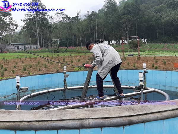 Cải tạo đài phun nước thung lũng hoa Cẩm Thủy 4