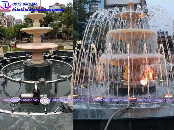 Đài phun nước vườn hoa Nguyễn Quán Quang 4