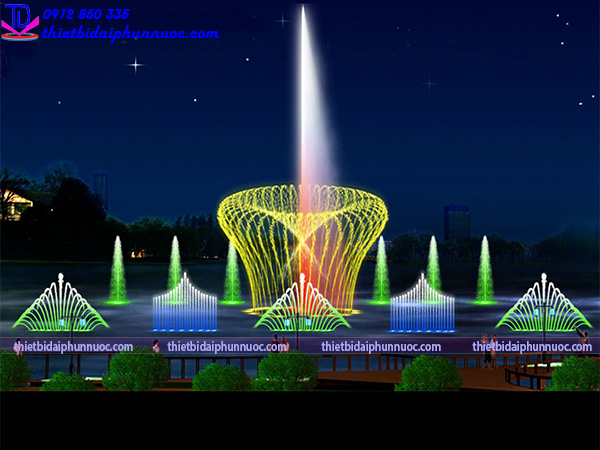 Mẫu nhạc nước phao nổi cho sông hồ 1