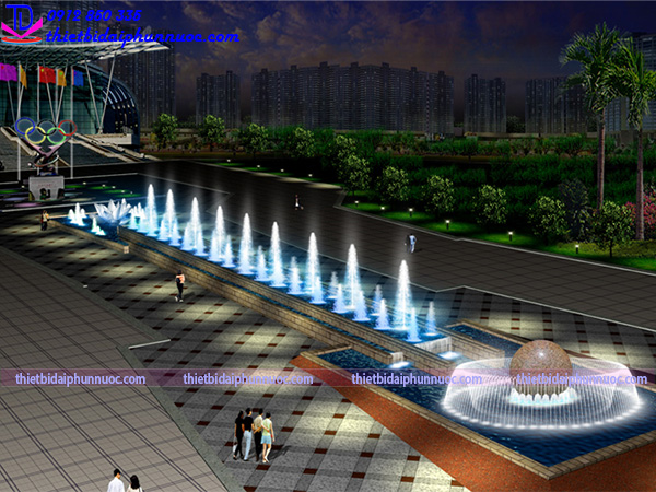Thiết kế nhạc nước quảng trường 10