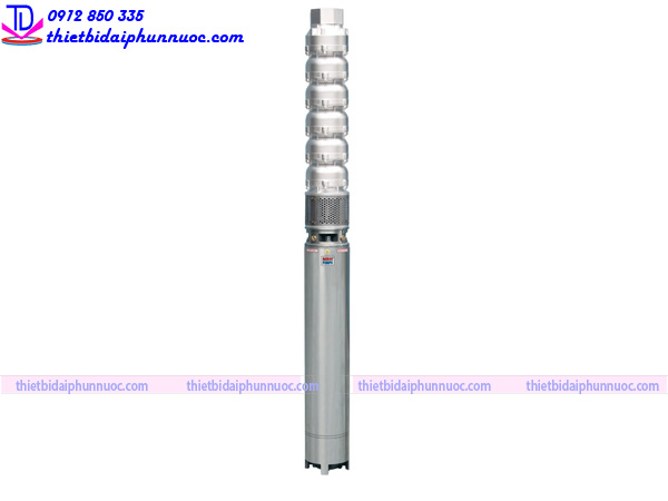 Máy bơm chìm 3 pha trục đứng MBH lắp cho đài phun nước 6