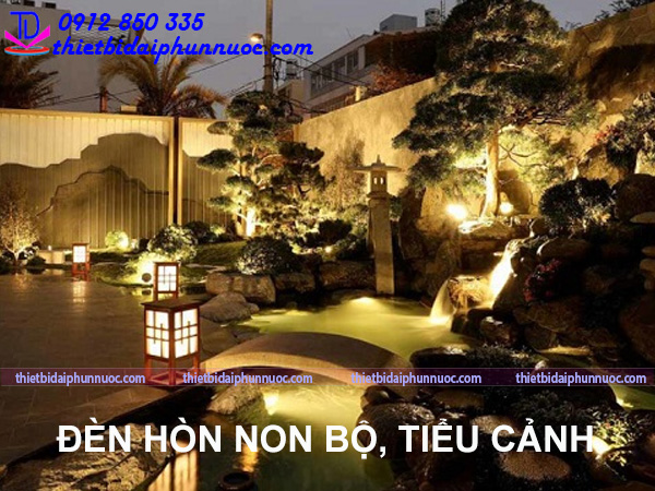 Đèn hòn non bộ - Đèn chiếu sáng trang trí non bộ bền - đẹp - rẻ 1