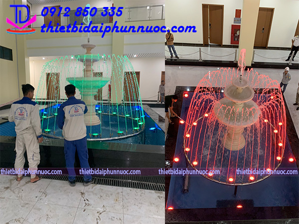 Đài phun nước trong nhà Bộ tư lệnh Hải quân