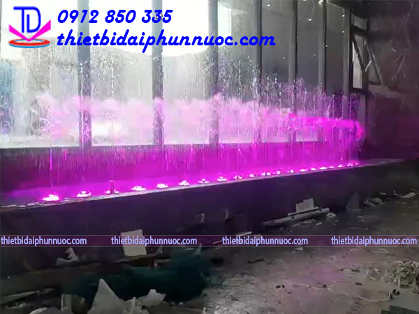 Lập trình hiệu ứng giàn phun tia lên xuống