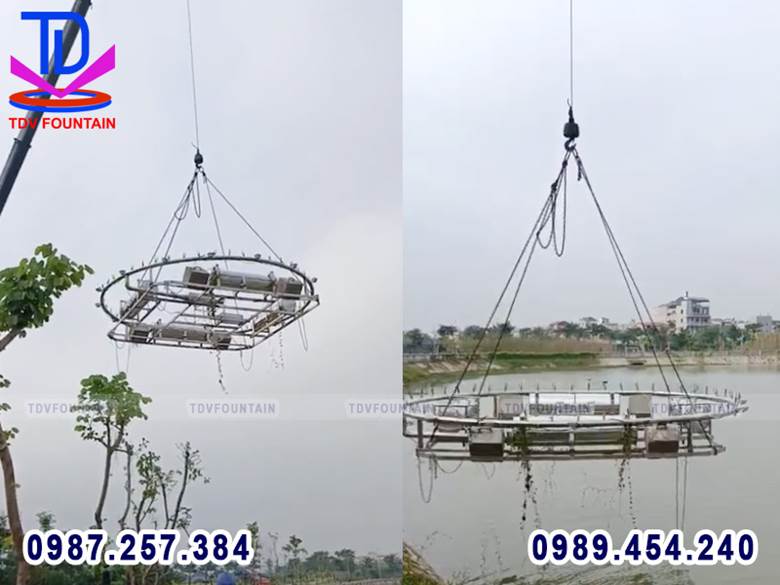 Đơn vị thi công đài phun nước công viên Gia Lâm – Hà Nội